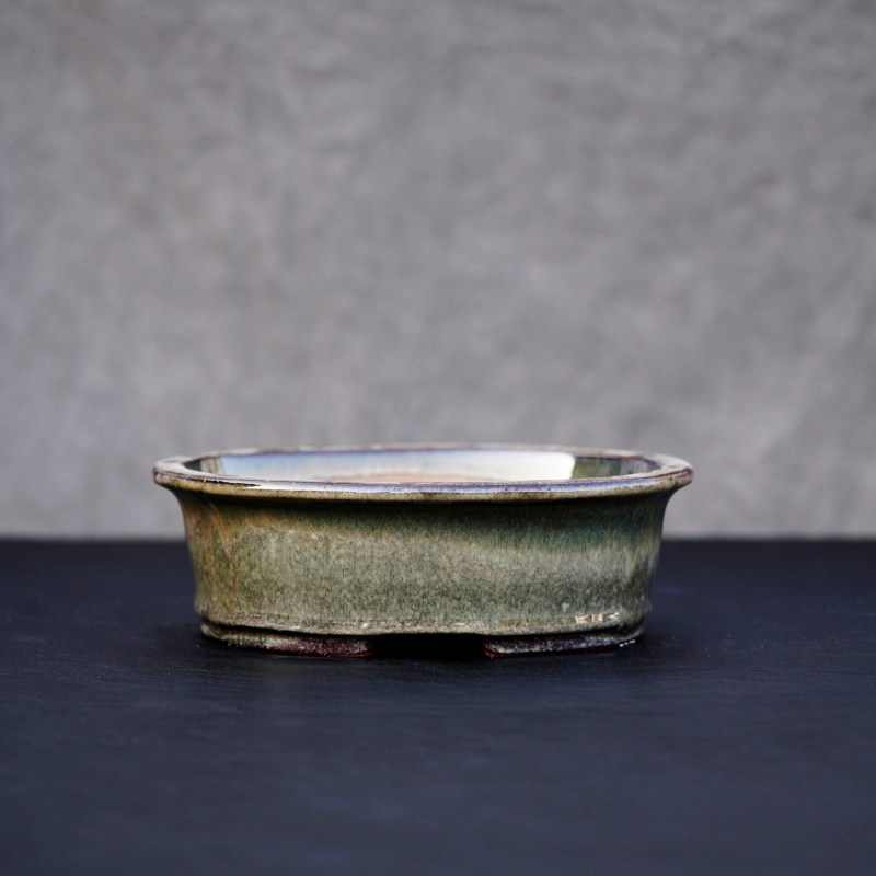 Purple Sand Glaze Bonsai Pot