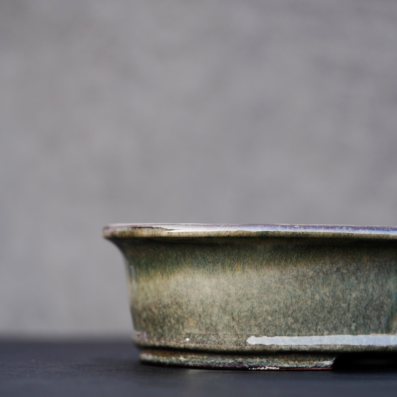 Purple Sand Glaze Bonsai Pot