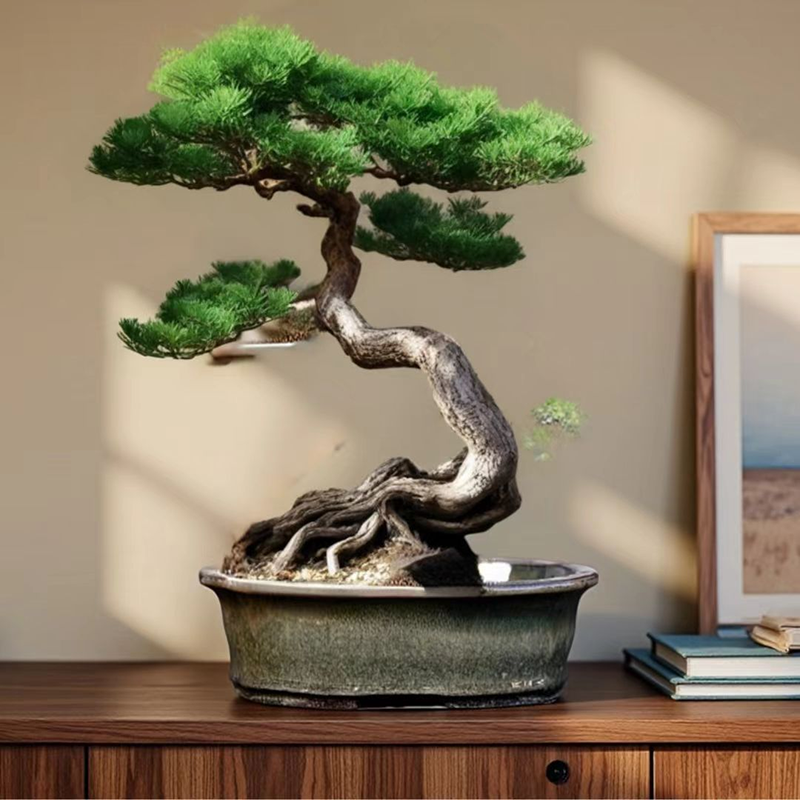 Purple Sand Glaze Bonsai Pot